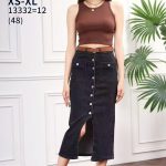 Spódnica długa Jeansowa Damskie _size xs-xl_ paczka 12szt_ 4086281