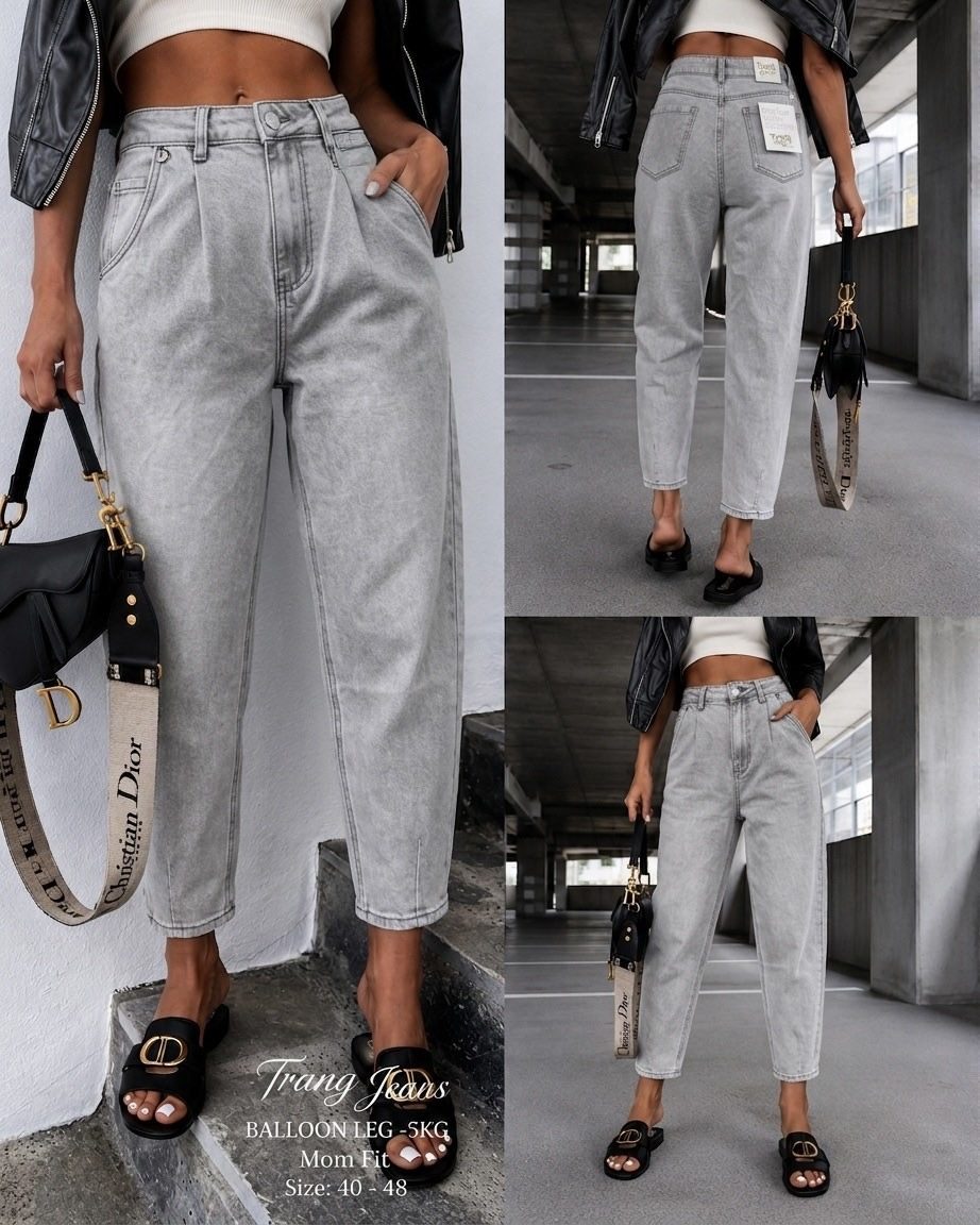 Jeansy Damskie _size 40-48_ paczka 10szt_ 5550810
