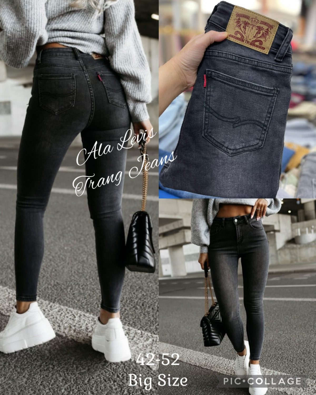 Jeansy Damskie _size 42-52_ paczka 10szt_ 5550820
