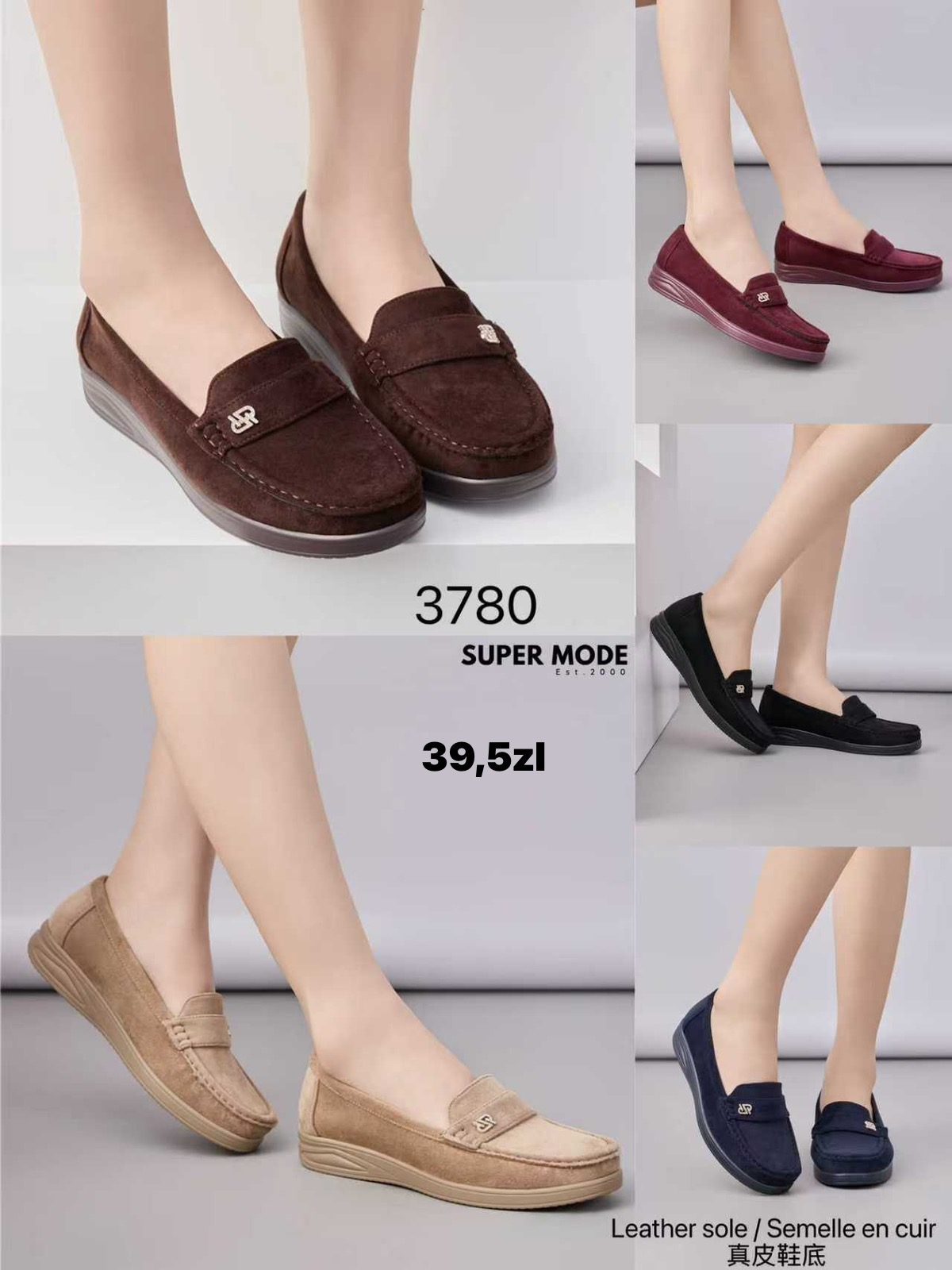 Buty Półbuty DAMSKIE (36-41_ 12par) 1062570