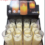 12_5cm ŚWIECZKA ELEKTRYCZNY WKŁAD DO ZNICZY ŚWIECA LED PŁOMIEŃ 4752028