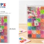 GUMKI DO ROBIENIA BRANSOLETEK +KORALIKI DIY ZESTAW 2474445