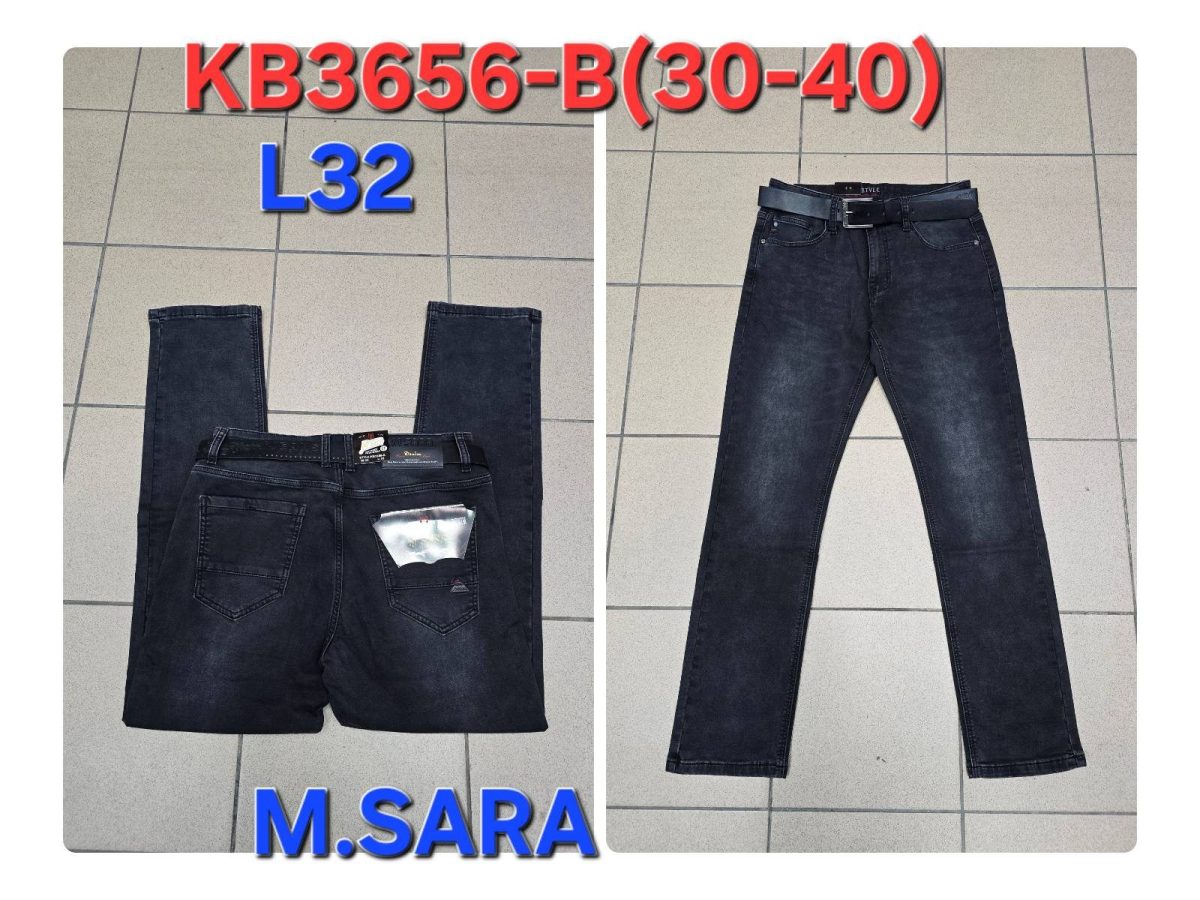 Spodnie JEANSOWE m.sara MĘSKA_size 30-40_ paczka 12 szt_ 2684805