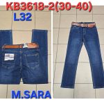 Spodnie JEANSOWE m.sara MĘSKA_size 30-40_ paczka 12 szt_ 2684806