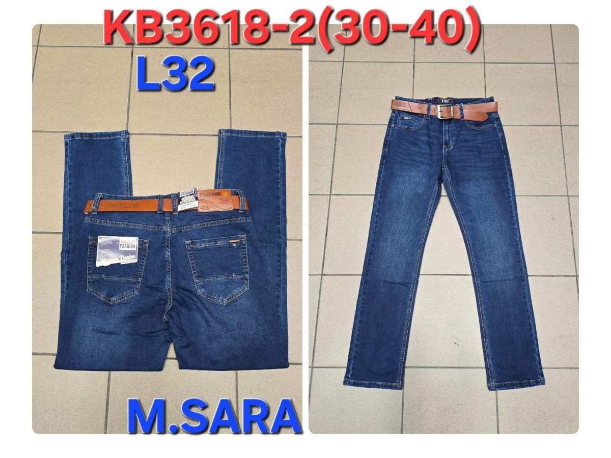 Spodnie JEANSOWE m.sara MĘSKA_size 30-40_ paczka 12 szt_ 2684806