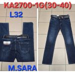 Spodnie JEANSOWE m.sara MĘSKA_size 30-40_ paczka 12 szt_ 2684807
