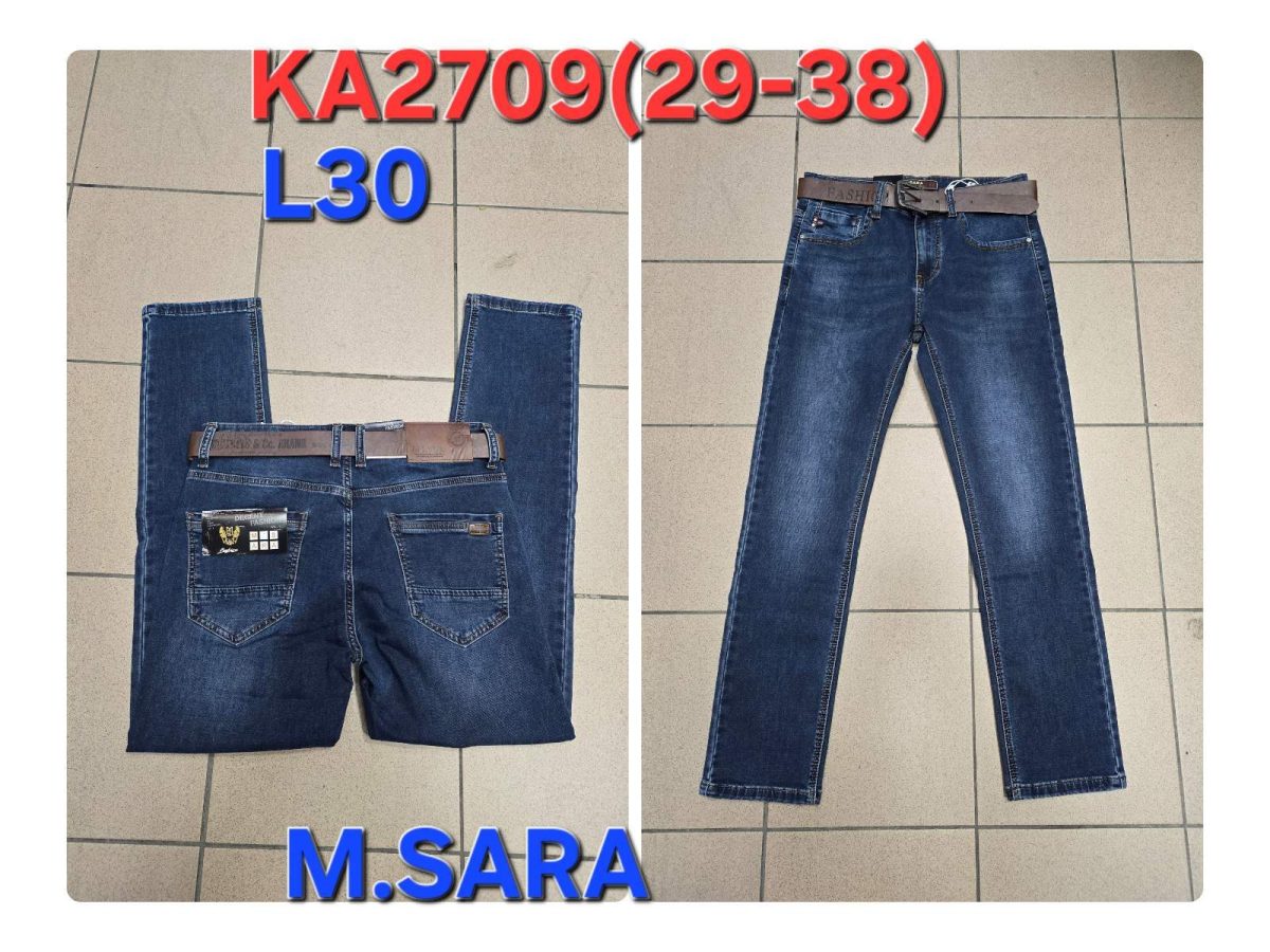 Spodnie JEANSOWE m.sara MĘSKA_size 29-38_ paczka 12 szt_ 2684809