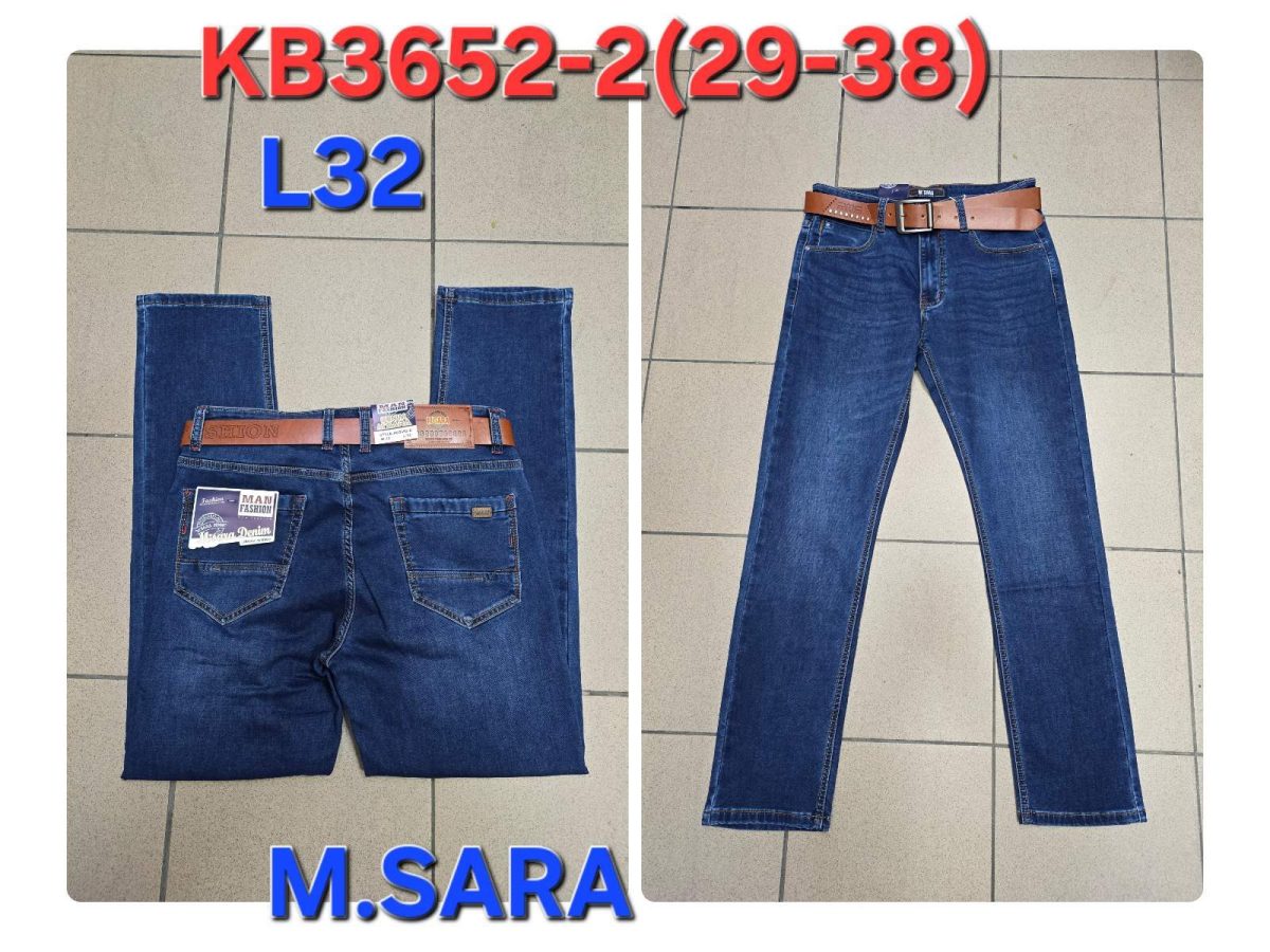 Spodnie JEANSOWE m.sara MĘSKA_size 29-38_ paczka 12 szt_ 2684810