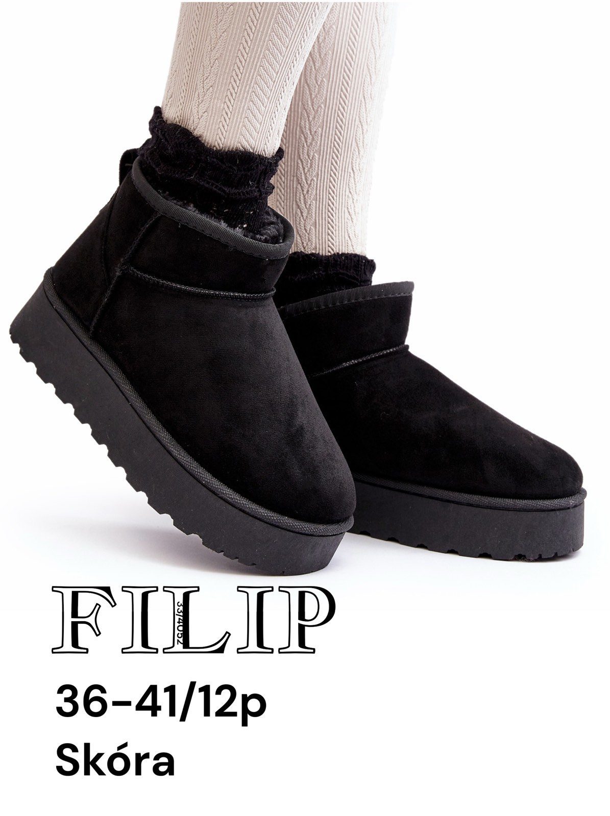 Buty Botki DAMSKIE (36-41_ 12par) 5591570