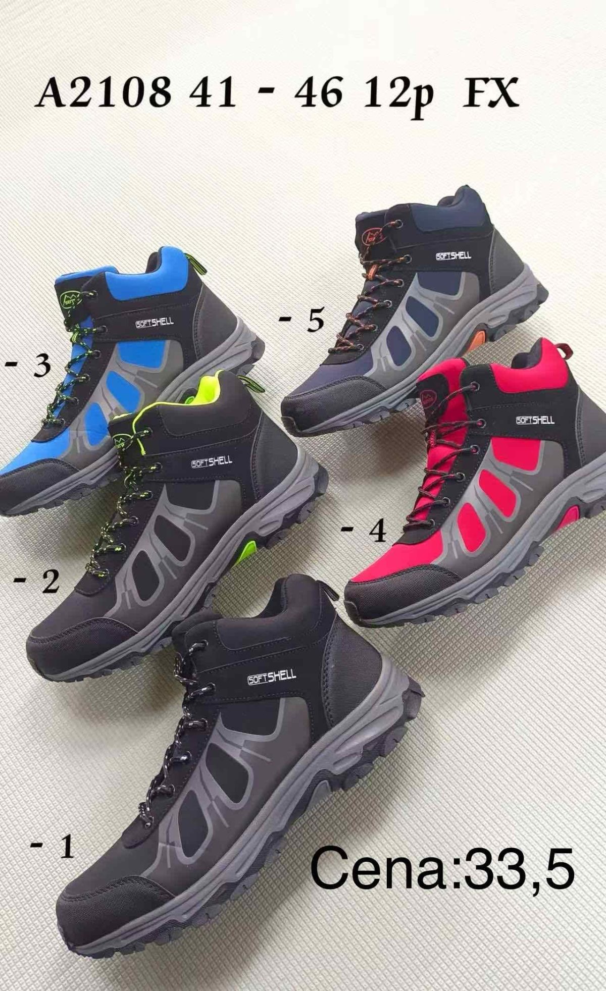 Buty Sportowe MĘSKIE (41-46_ 12par) 5591636