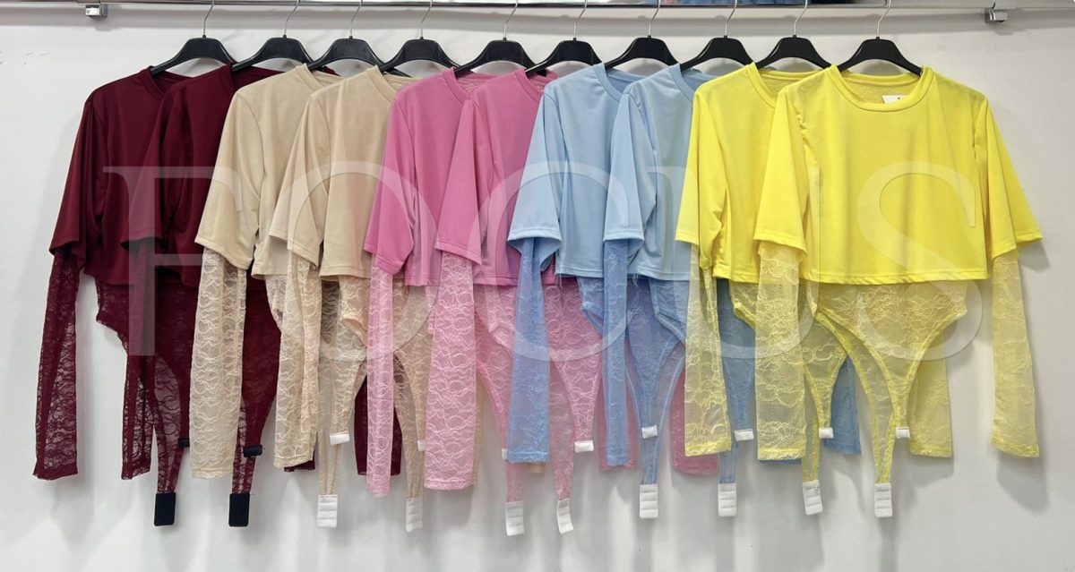Body Damskie wloskie_ Size uni _paczka 6szt_mix kolor 8671856