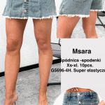 Spódnica krótka Jeansowa Damskie Msara _size xs-xl_ paczka 10szt_ 4422677