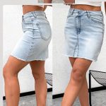 Spódnica krótka Jeansowa Damskie Msara _size xs-xl_ paczka 12szt_ 4422683