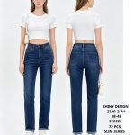Jeansy Damskie _size 38-48_ paczka 12szt_ 8072895