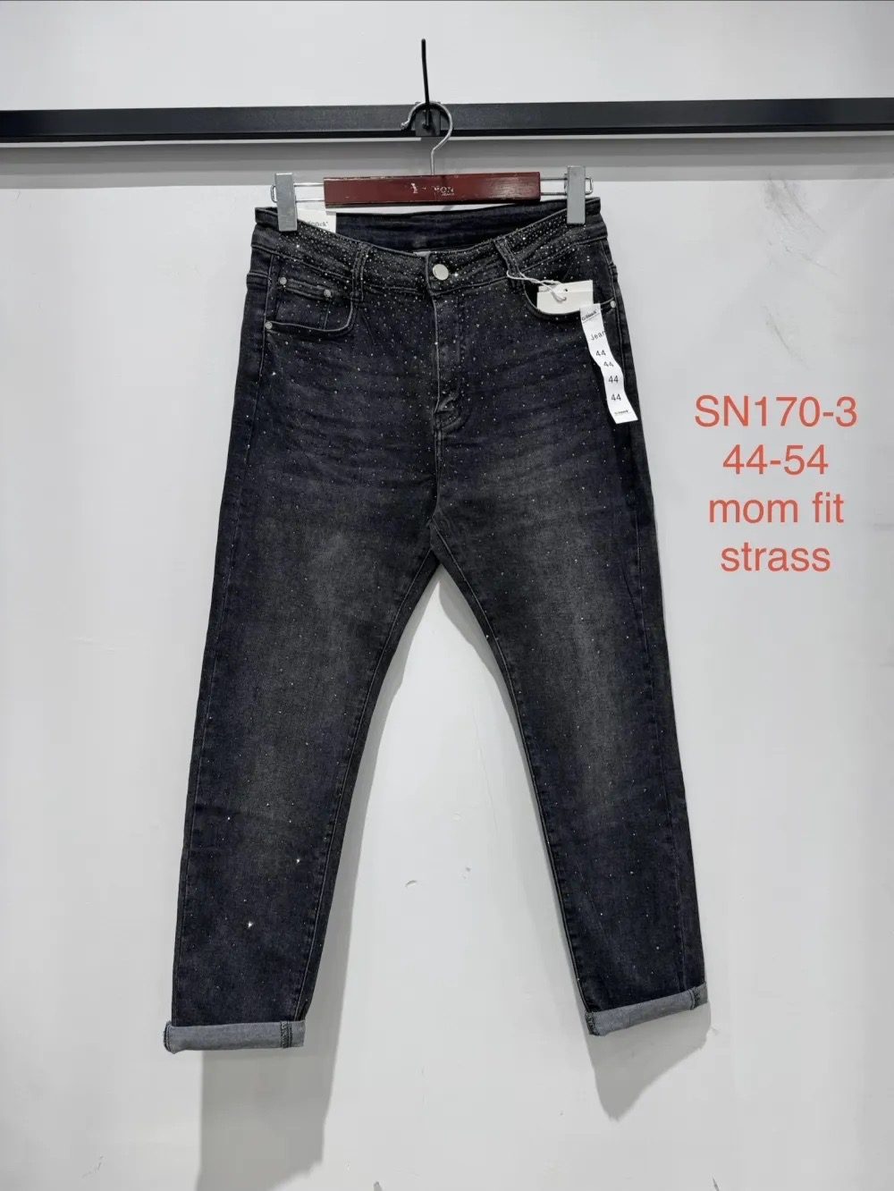 Jeansy Damskie _size 44-54_ paczka 10szt_ 8072900