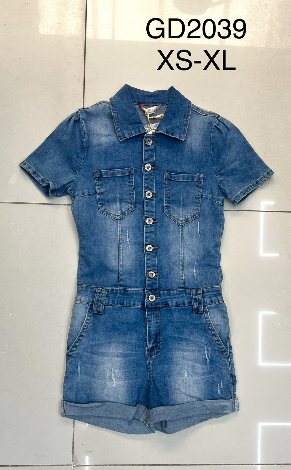 Kombinezony Jeansowe Damskie _size xs-xl_ paczka 10szt_ 3369088