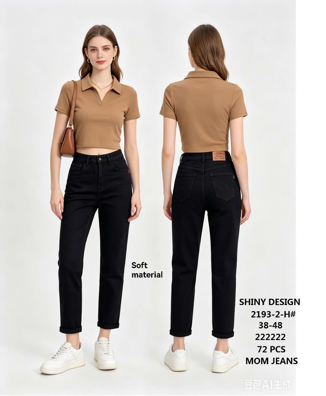 Jeansy Damskie _size 38-48_ paczka 12szt_ 3369117