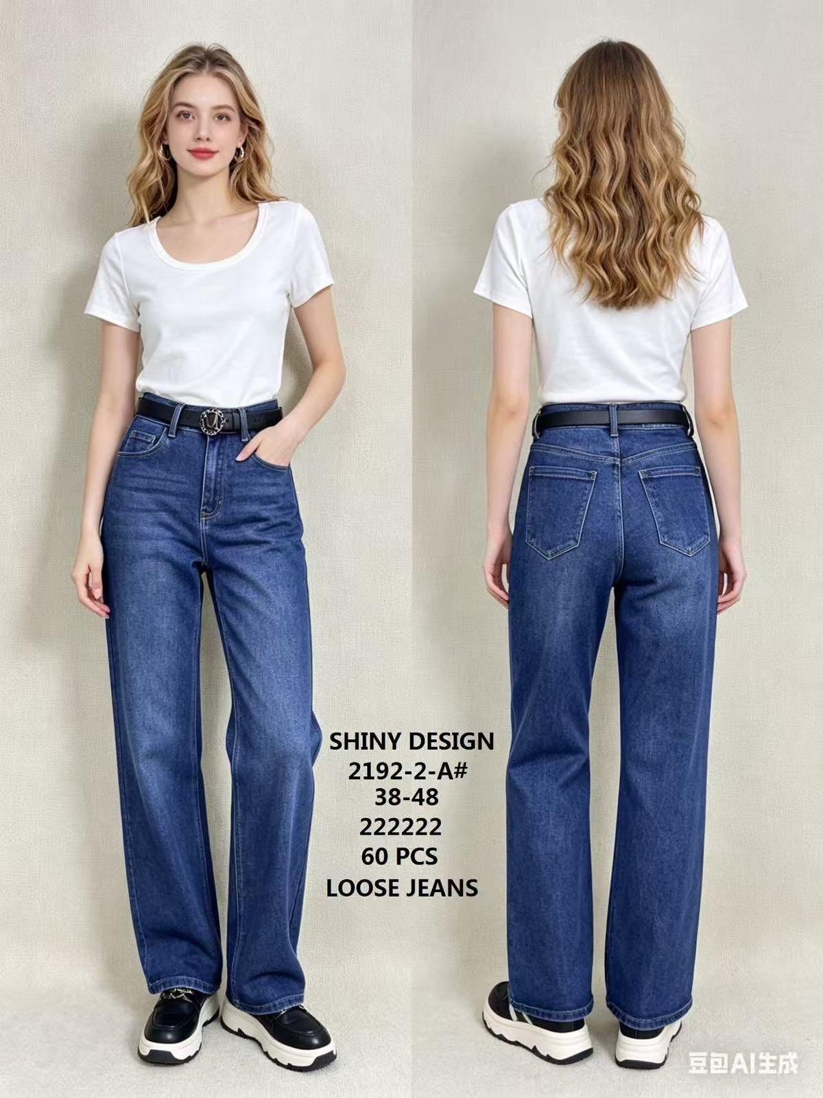 Jeansy Damskie _size 38-48_ paczka 10szt_ 3369123