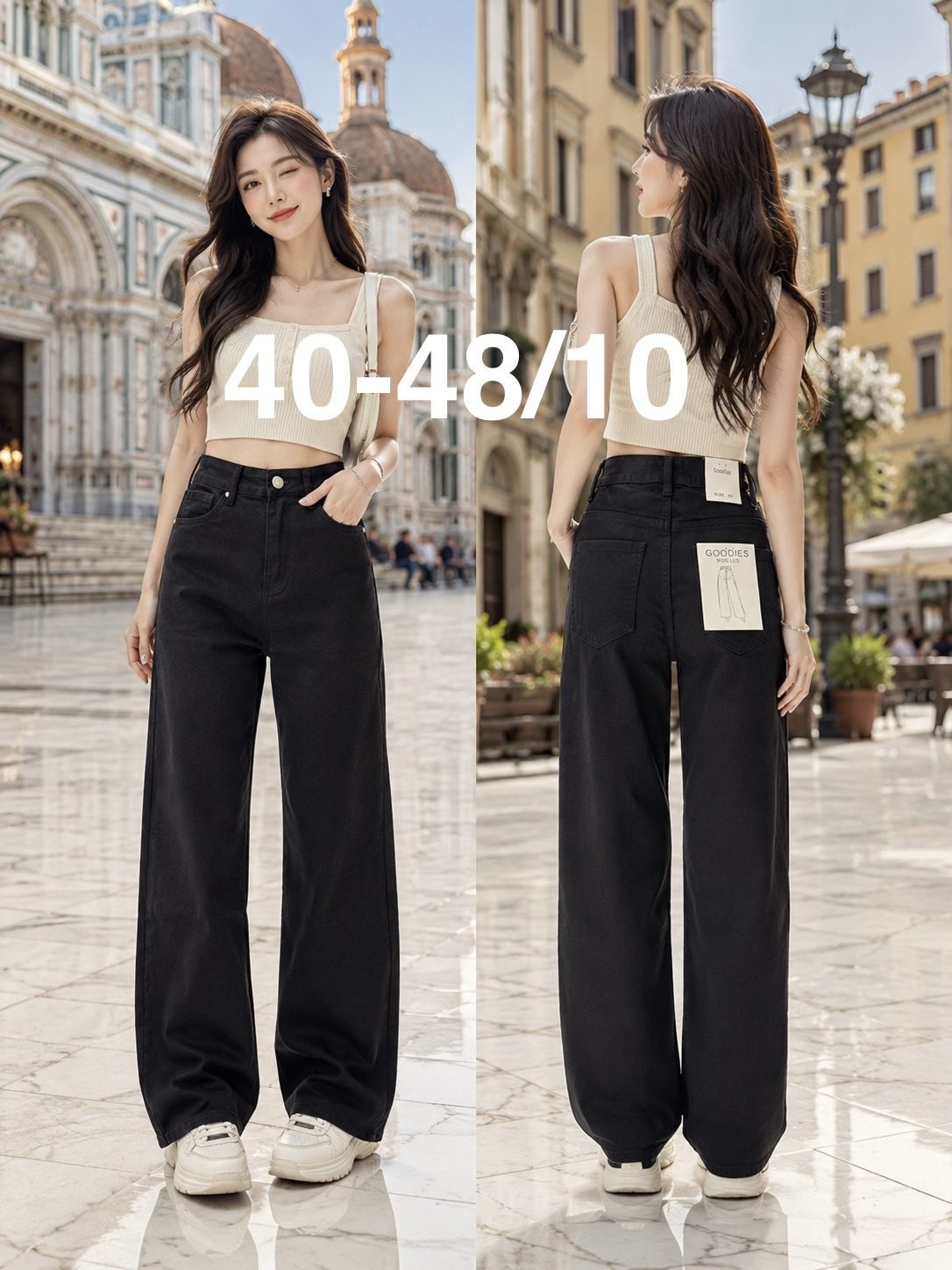 Jeansy Damskie _size 40-48_ paczka 10szt_ 3369189