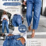 Jeansy Damskie  _size 40-48_ paczka 10szt_ 5576471