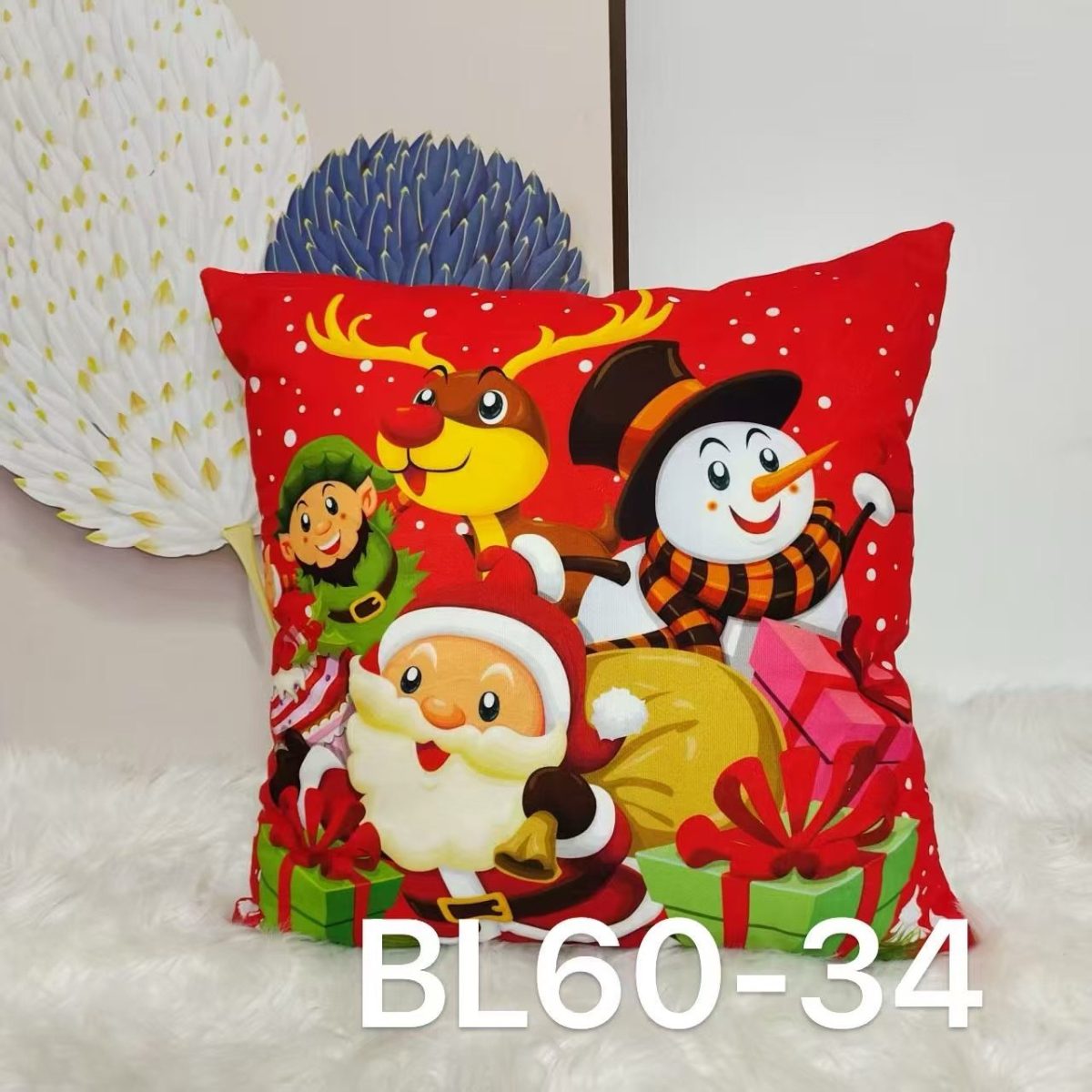 Nowy poszewki velu świąteczny 40*40cm _Paczka:10szt 5576511