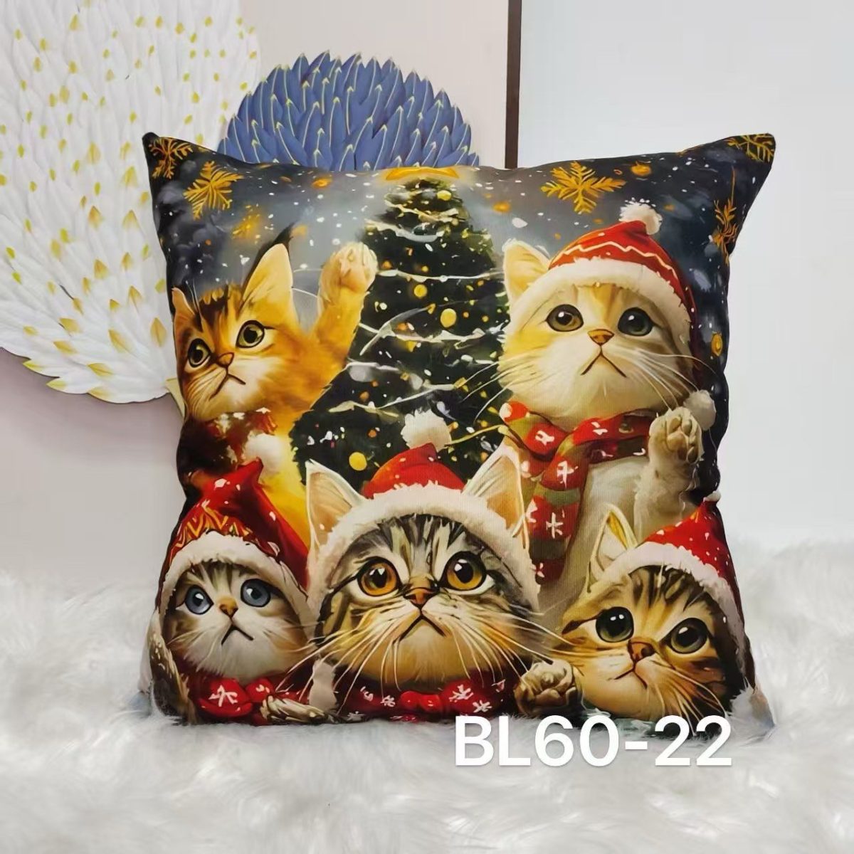 Nowy poszewki velu świąteczny 40*40cm _Paczka:10szt 5576515