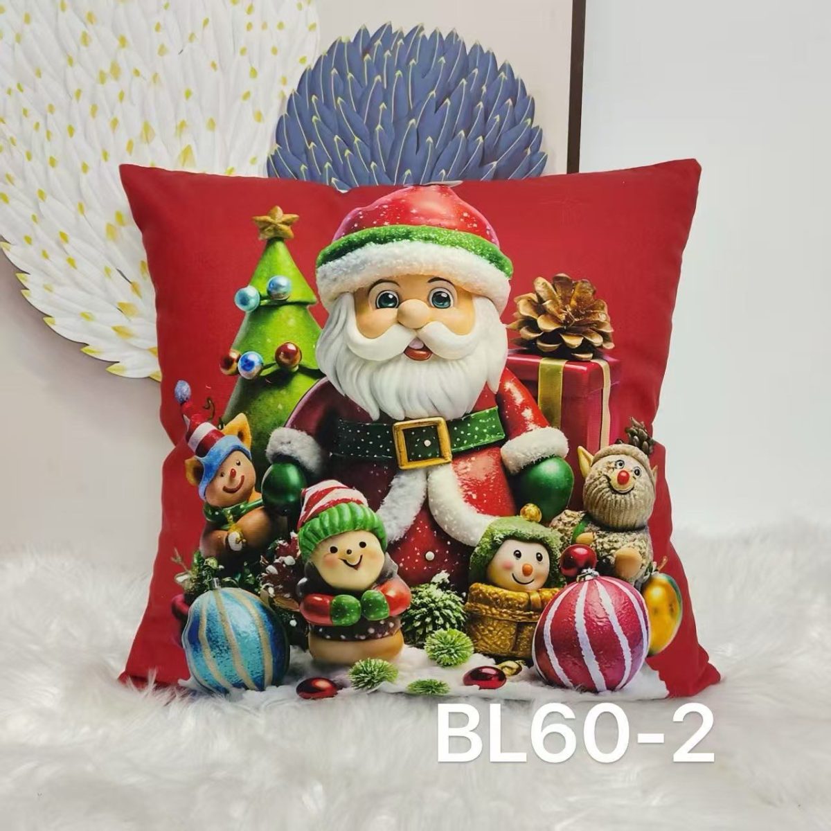Nowy poszewki velu świąteczny 40*40cm _Paczka:10szt 5576516