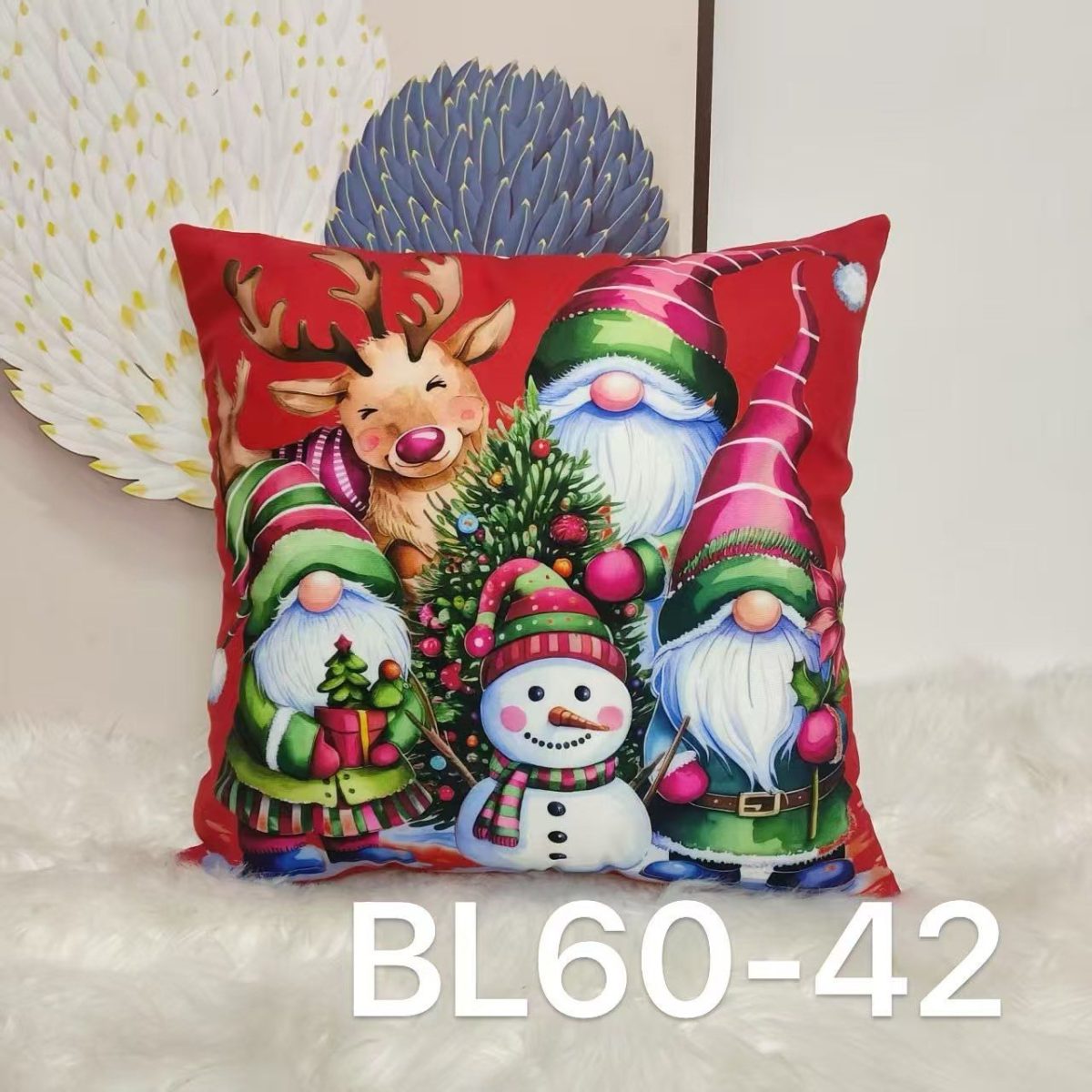 Nowy poszewki velu świąteczny 40*40cm _Paczka:10szt 5576518