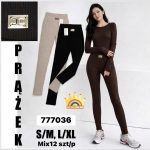 Legginsy/Getry Damskie _ size S-XL_paczka 12szt_MIX kolor 9370377