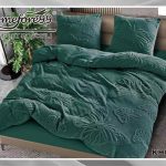 Komplet pościeli z super tkaniny o fakturze miękkiego koca – mikrofibry welurowej_ 3 Częściowy Rozmiar : 160/200cm 9370502