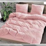 Komplet pościeli z super tkaniny o fakturze miękkiego koca – mikrofibry welurowej_ 3 Częściowy Rozmiar : 160/200cm 9370503