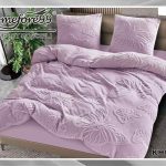Komplet pościeli z super tkaniny o fakturze miękkiego koca – mikrofibry welurowej_ 3 Częściowy Rozmiar : 160/200cm 9370506