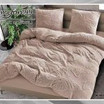 Komplet pościeli z super tkaniny o fakturze miękkiego koca – mikrofibry welurowej_ 3 Częściowy Rozmiar : 160/200cm 9370510