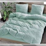 Komplet pościeli z super tkaniny o fakturze miękkiego koca – mikrofibry welurowej_ 3 Częściowy Rozmiar : 160/200cm 9370512