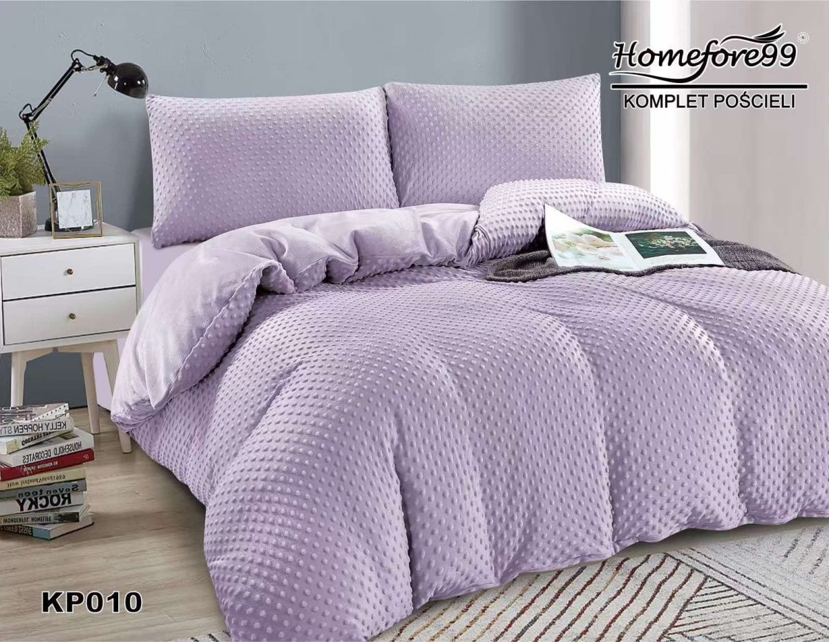 Komplet pościeli z super tkaniny o fakturze miękkiego koca - mikrofibry welurowej_ 3 Częściowy Rozmiar : 200/220cm 9370528