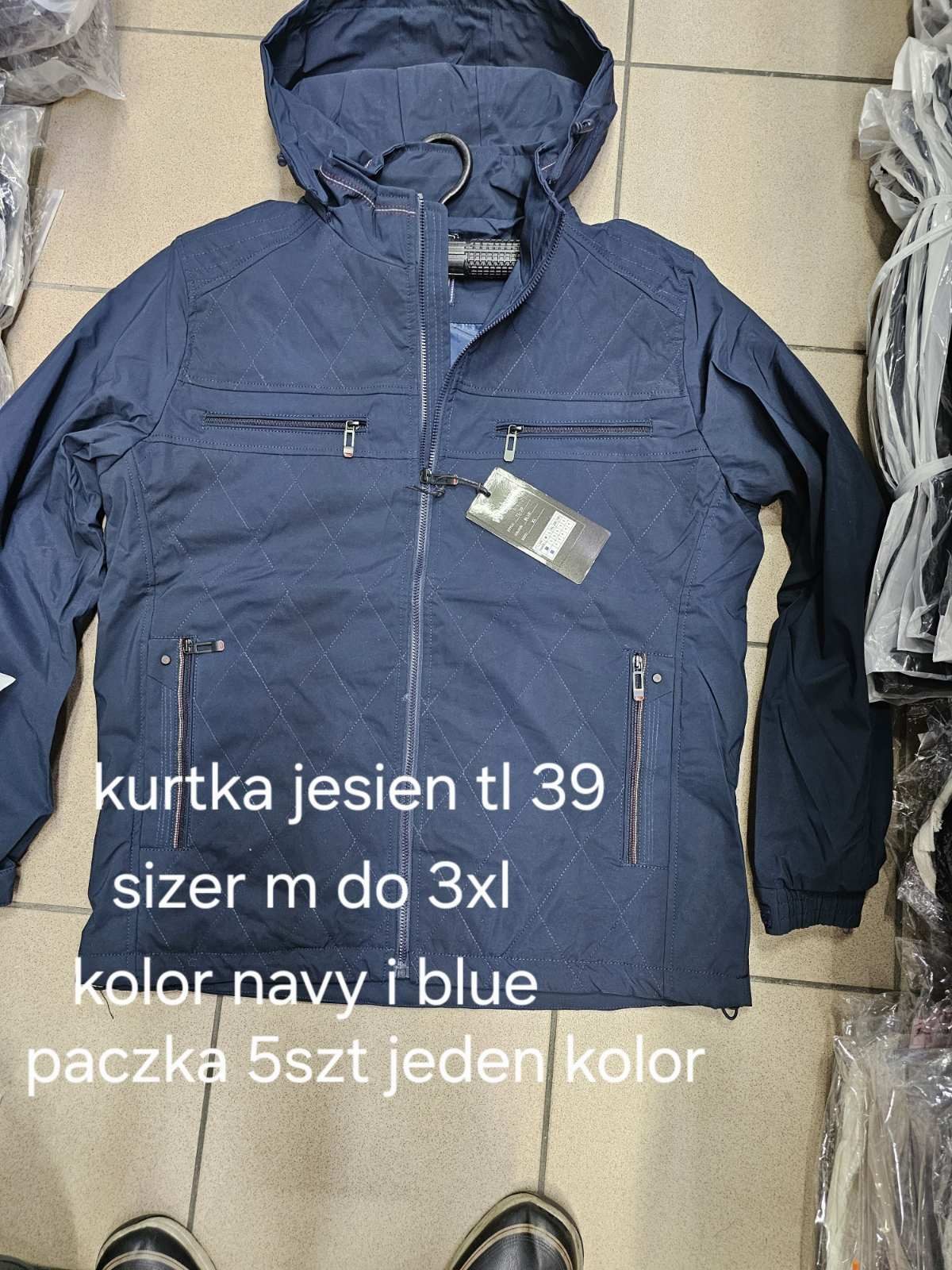 Kurtki MĘSKA_size m-3xl_ paczka 5 szt_1kolor 3569300