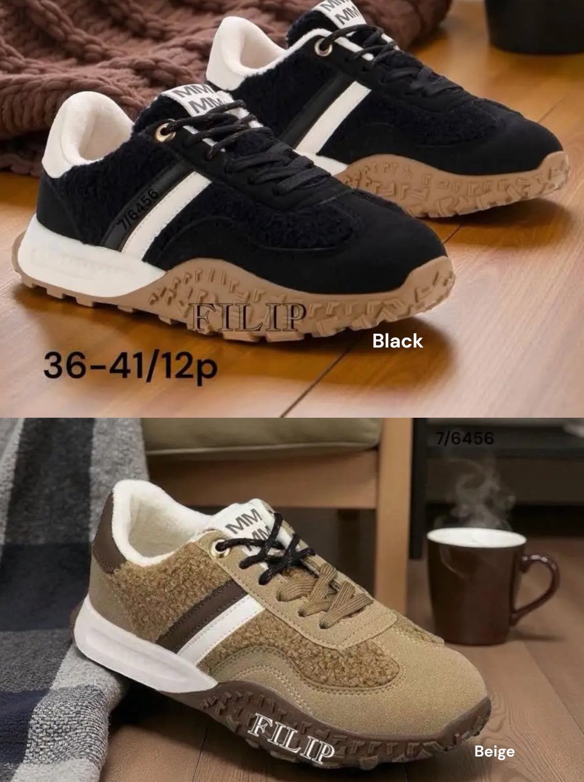 Buty Sneakersy DAMSKIE (36-41_12par) 5953633