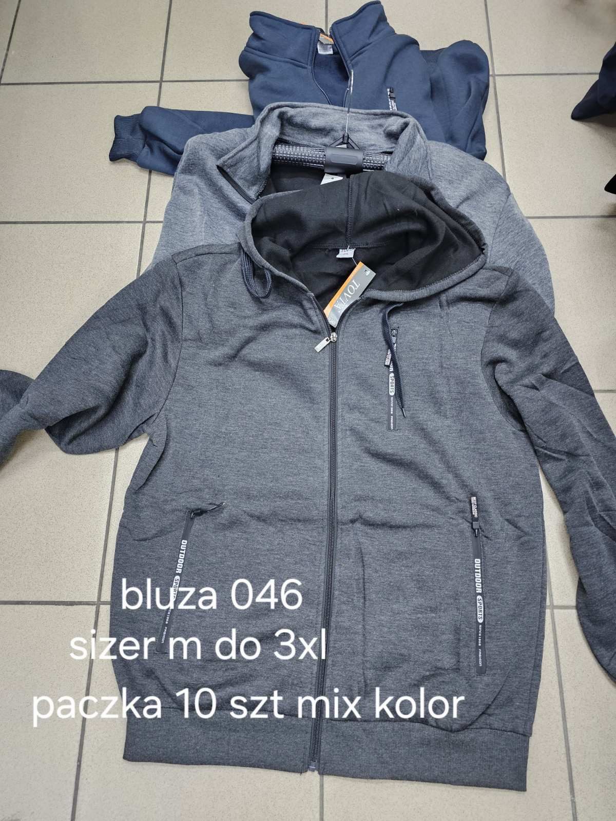 Bluzy MĘSKA_size m-3xl_ paczka 10 szt_mixkolor 5953670