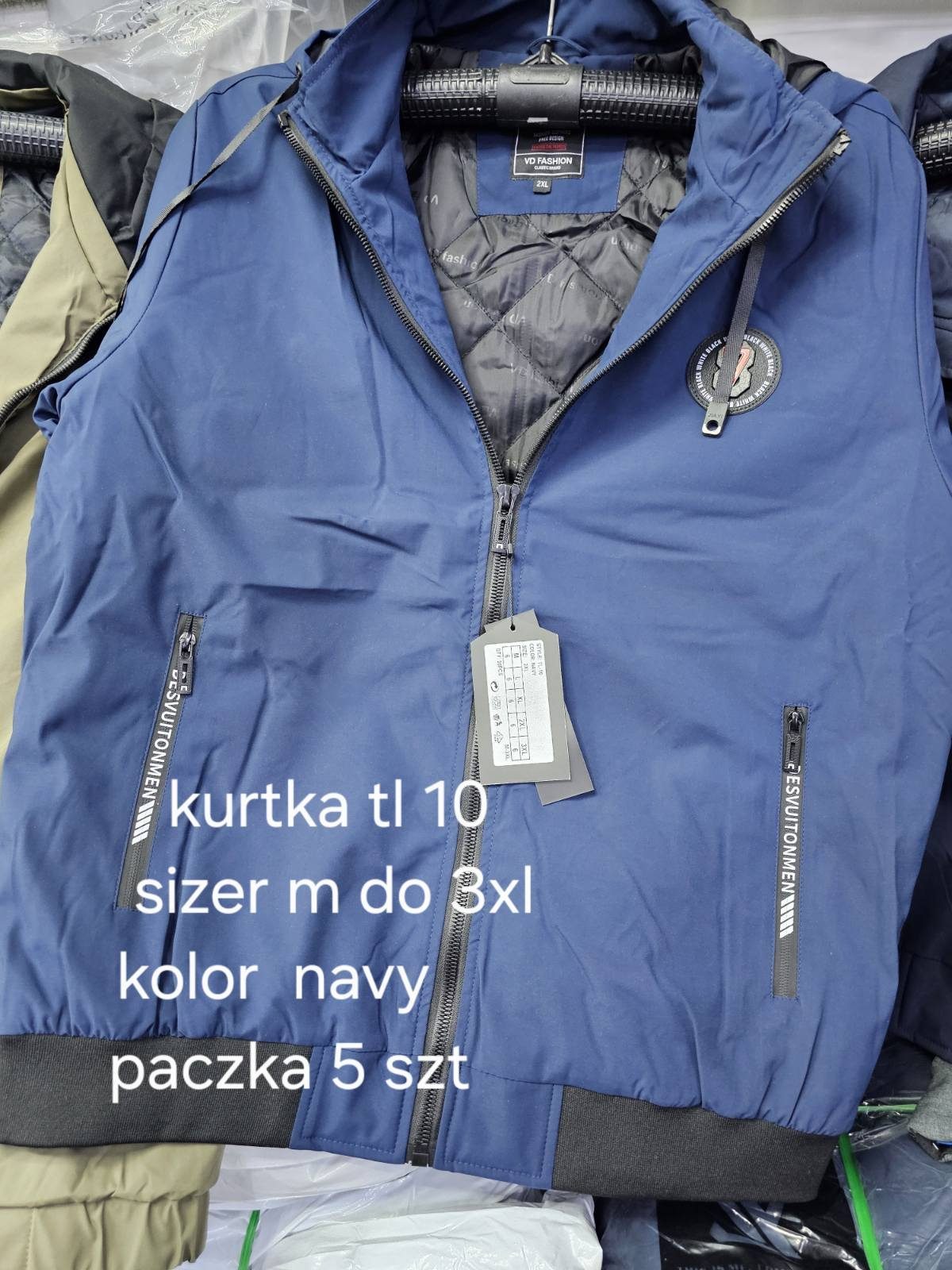 Kurtki MĘSKA_size m-3xl_ paczka 5 szt_1kolor 5953672