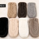 Rękawiczki Damskie paczka 12parę _mix kolor 2525441