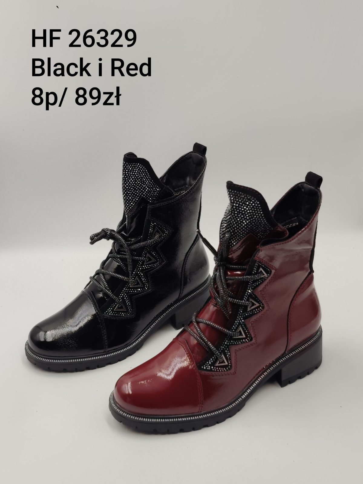 Buty Botki DAMSKIE (36-41_8par) 9110052