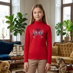 Bluzki DZIECIĘCA_size 140-164_ paczka 12 szt_mixkolor 7401239