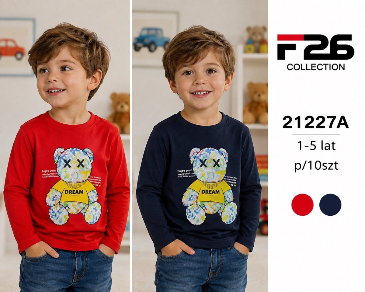 Bluzka DZIECIĘCA size 1-5 lat_ paczka 10szt _mix kolor 1949154