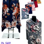 Szaliki Damskie_ paczka 12 szt _mix kolor 8618545