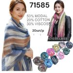 Szaliki Damskie_ paczka 12 szt _mix kolor 8618547
