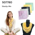 Szaliki Damskie_ paczka 12 szt _mix kolor 8618550