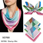 Szaliki Damskie_ paczka 12 szt _mix kolor 8618551