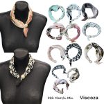 Szaliki Damskie_ paczka 12 szt _mix kolor 8618555
