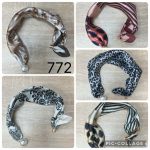 Szaliki Damskie_ paczka 12 szt _mix kolor 8618559