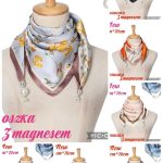 Szaliki Damskie_ paczka 12 szt _mix kolor 8618562